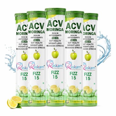 Raskam ACV Moringa, 15 tablet(s) Shikanji (Pack of 5)