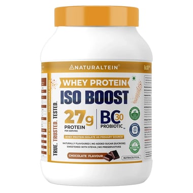 NATURALTEIN Performance Series Whey Protein ISO BOOST,  2.2 lb  Chocolate 
