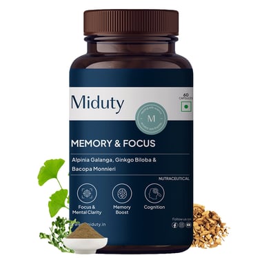 Miduty Memory & Focus,  60 capsules 