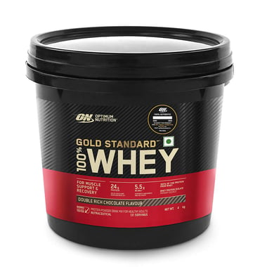 ON (Optimum Nutrition) Gold Standard 100% Whey Protein,  8.8 lb  Double Rich Chocolate 