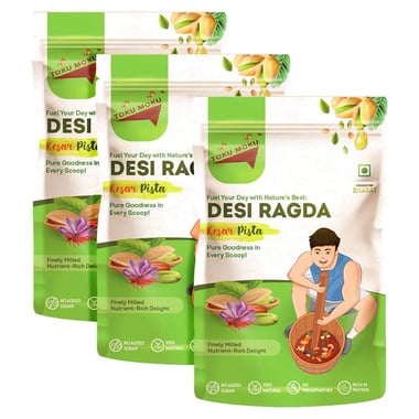 TOKU MOKU Desi Ragda,  62 g  Kesar Pista (Pack of 3) 