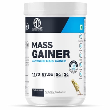 Muscle Trail Advanced Mass Gainer, 3.3 lb Malai Kulfi