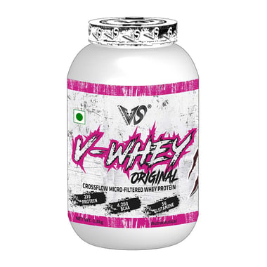 V-SHAPE SUPPS V-Whey Original Micro Filtered Whey Protein, 3.97 lb Chocolate