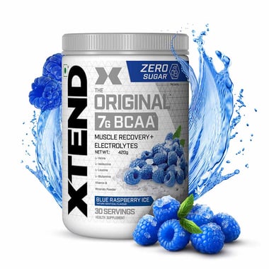 Scivation Xtend Original BCAA,  30 Servings  30 Servings  Blue Raspberry Ice - India 