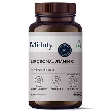 Miduty Liposomal Vitamin C, 90 capsules Unflavoured