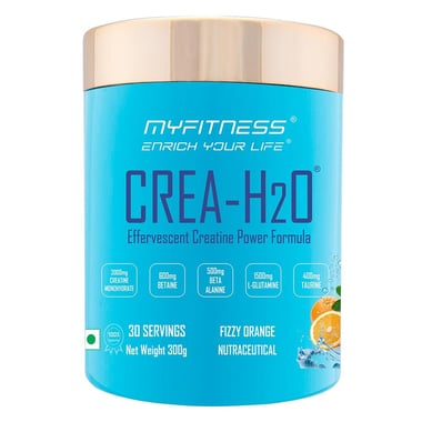 Myfitness By Paradise CREA-H2O, Fizzy Orange 0.66 lb