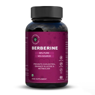 CUREFOREVER Berberine 1000mg, 60 veggie capsule(s)