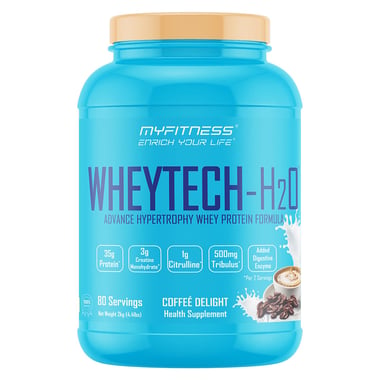 Myfitness By Paradise Wheytech-H2O,  4.4 lb  Coffee Delight 