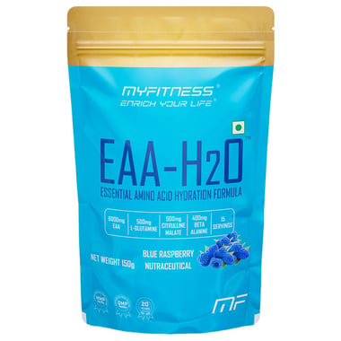 Myfitness By Paradise EAA-H2O, Blue Raspberry 0.33 lb 15 Servings