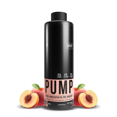 QNT Pump Extra Concentrated Liquid Pre- Workout, 450 ml Peach