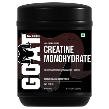 G.O.A.T Fit 100% Pure Micronized Creatine Monohydrate, Unflavoured 0.55 lb