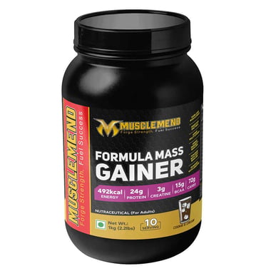 Musclemend Formula Mass Gainer,  2.2 lb  Cookies & Cream 