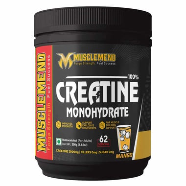 Musclemend 100% Creatine Monohydrate,  Mango  0.55 lb 