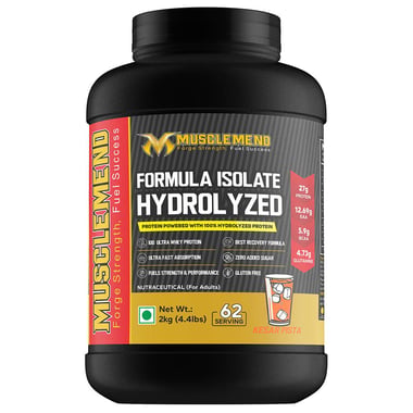 Musclemend Formula Isolate Hydrolyzed,  4.4 lb  Kesar Pista 