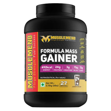 Musclemend Formula Mass Gainer, 6 lb Cookies & Cream