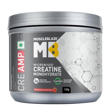 MuscleBlaze Creatine Monohydrate CreAMP, Watermelon Kool Aid 0.26 lb