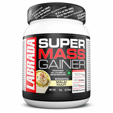 Labrada Super Mass Gainer, 2.2 lb Malai Kulfi