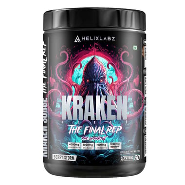 Helixlabz Kraken The Final Rep Pre Workout, 0.79 lb Berry Storm