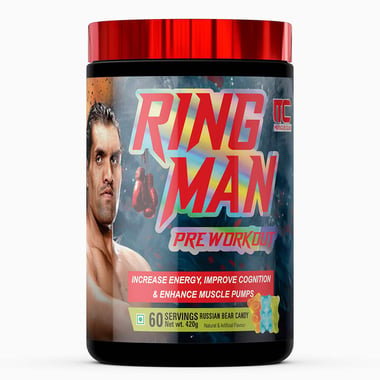 Muscle Club Ring Man Pre-Workout, 0.93 lb Russian Bear Candy