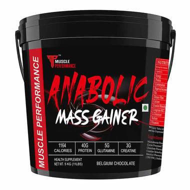 Muscle Performance Anabolic Mass Gainer,  11 lb  Belgium Chocolate 