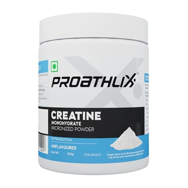 Proathlix Creatine Monohydrate Powder,  Unflavoured  0.22 lb 