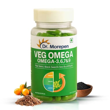 Dr. Morepen Veg Omega 3 6 7 9,  60 capsules 