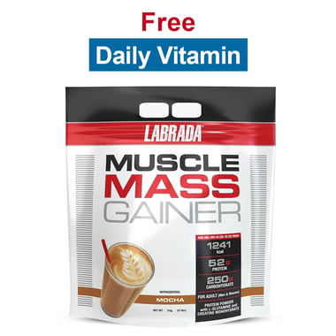 Labrada Muscle Mass Gainer,  11 lb  Mocha 