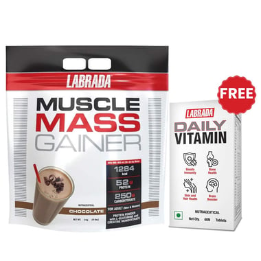 Labrada Muscle Mass Gainer, 11 lb Chocolate