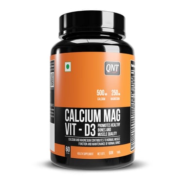 QNT Calcium Mag Vit- D3,  60 tablet(s)  Unflavoured 