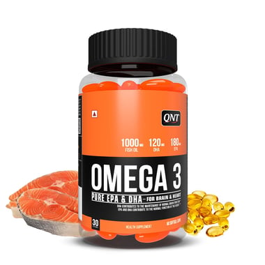 QNT Omega 3 (1000 mg), 60 softgels
