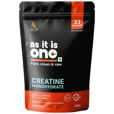 AS-IT-IS Nutrition One Creatine Monohydrate, Unflavoured 0.22 lb