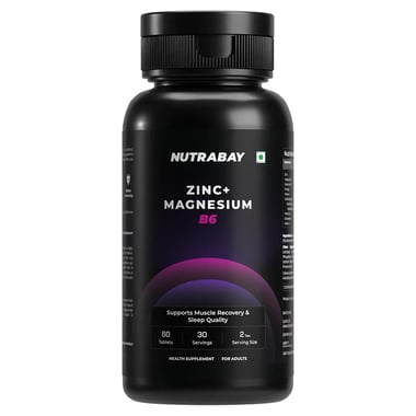 Nutrabay Pro Zinc Magnesium B6,  60 tablet(s) 