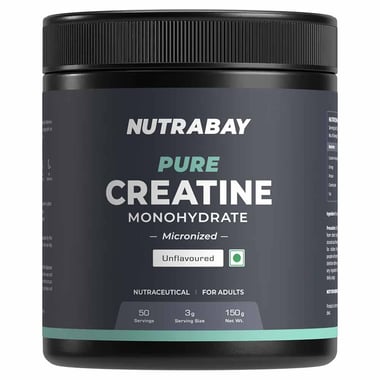Nutrabay Pure Creatine Monohydrate Amino Acid, Unflavoured 0.33 lb