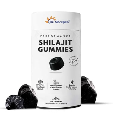 Dr. Morepen Shilajit Green Mango Flavour,  30 gummies 