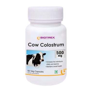 Biotrex Cow Colostrum (500 mg), 60 capsules