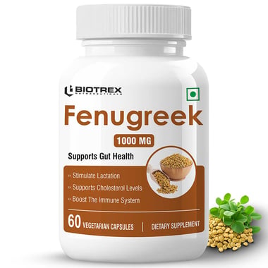 Biotrex Fenugreek (1000 mg), 60 capsules