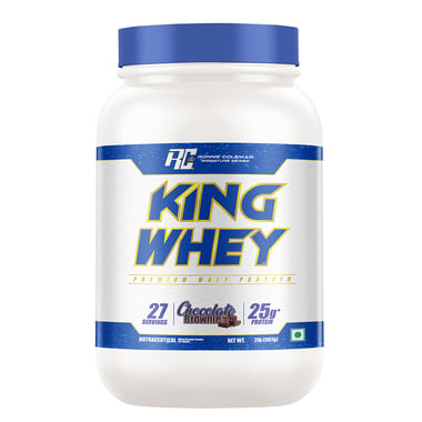 Ronnie Coleman King Whey Protein, 2 lb Chocolate Brownie