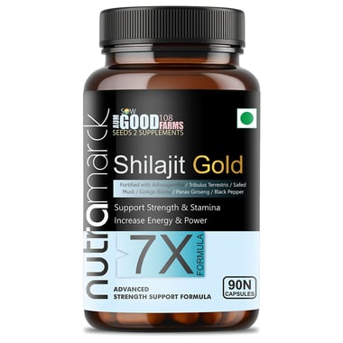 NutraMarck Shilajit Gold 7X,  90 capsules 