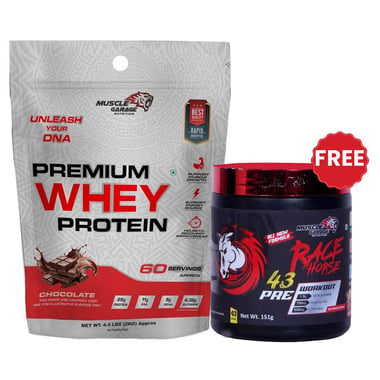 Muscle Garage Premium Whey Protein, 4.4 lb Chocolate
