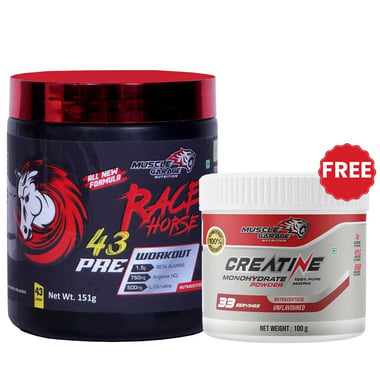 Muscle Garage Race Horse Pre Workout,  0.33 lb  Watermelon 