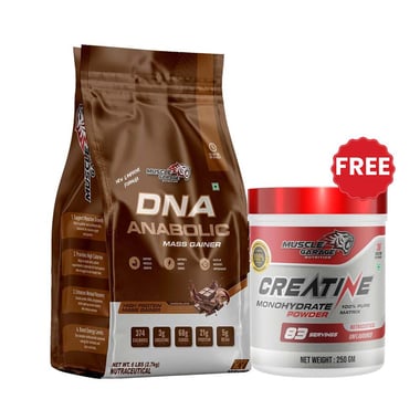 Muscle Garage DNA Anabolic Mass Gainer, 6 lb Chocolate