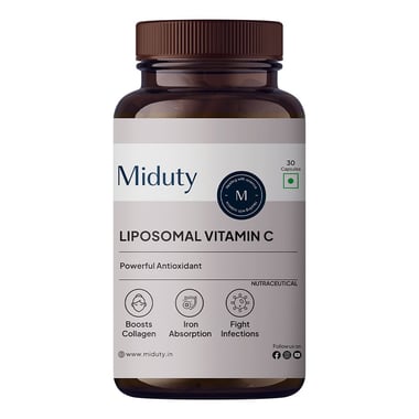 Miduty Liposomal Vitamin C, 30 capsules Unflavoured
