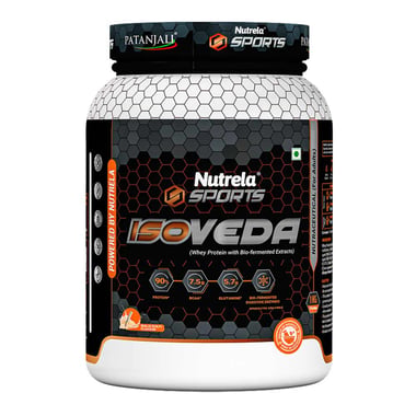 Nutrela Sports Patanjali Isoveda Whey Protein Isolate, 2.2 lb Malai Kulfi