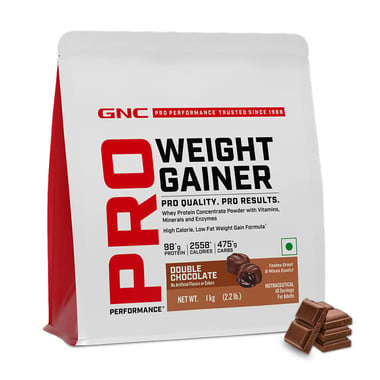 GNC Pro Performance Weight Gainer, 2.2 lb Double Chocolate