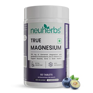 Neuherbs True Magnesium,  Unflavoured  60 tablet(s) 