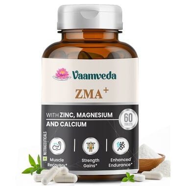 Vaamveda ZMA+, 60 tablet(s) Unflavoured
