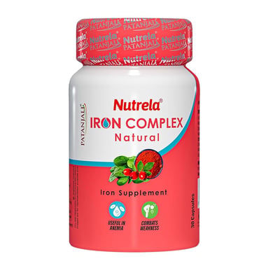 Nutrela Iron Complex,  30 capsules 