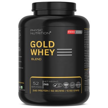 Physic Nutrition Gold Whey Protein Blend, 4.4 lb Coffee