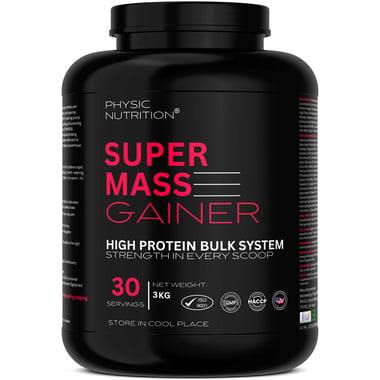 Physic Nutrition Super Mass Gainer,  6.6 lb  Coffee 