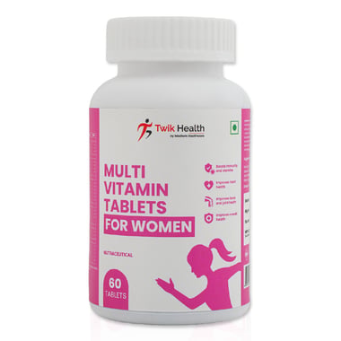 Twik Health Multivitamin for Women, 60 tablet(s) Unflavoured